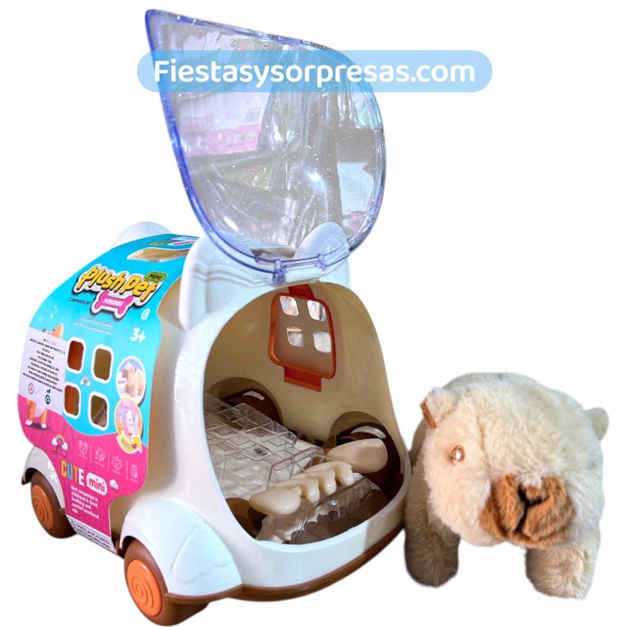 Carro Mascota Capibara Plush Pet - Fiestas y Sorpresas