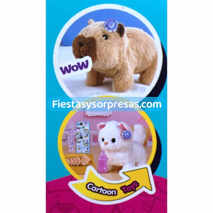 Carro Mascota Capibara Plush Pet - Fiestas y Sorpresas
