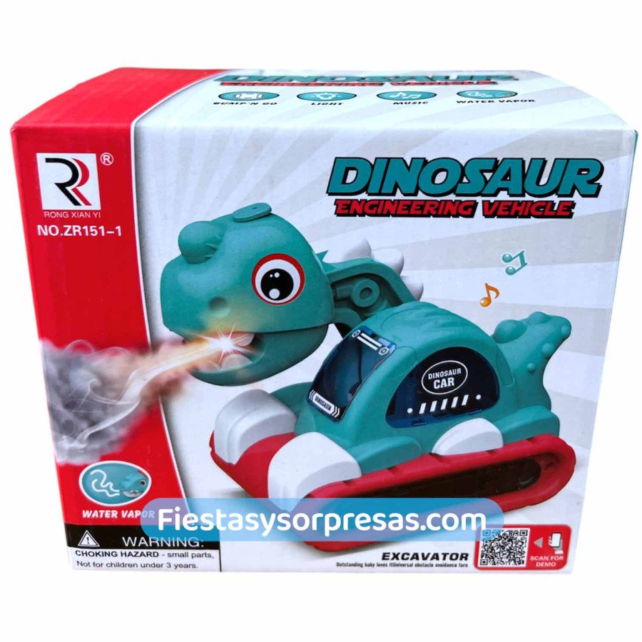 Dino Vapor Excavator - Fiestas y Sorpresas