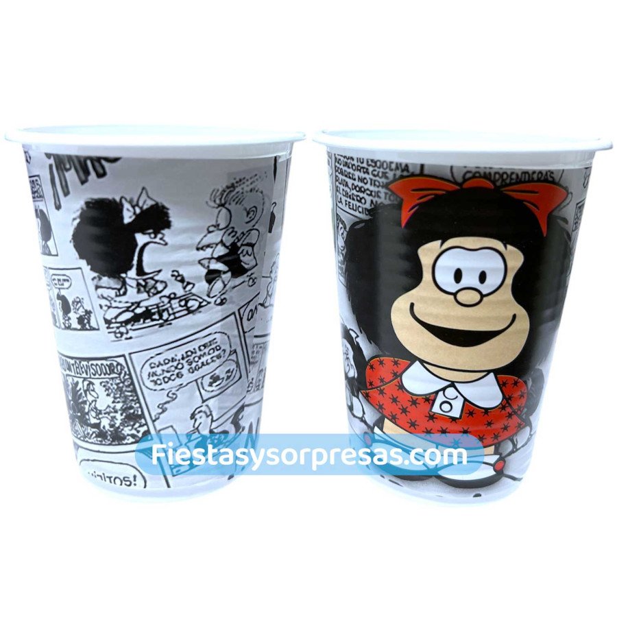 Vasos Mafalda 7oz. - Fiestas y Sorpresas