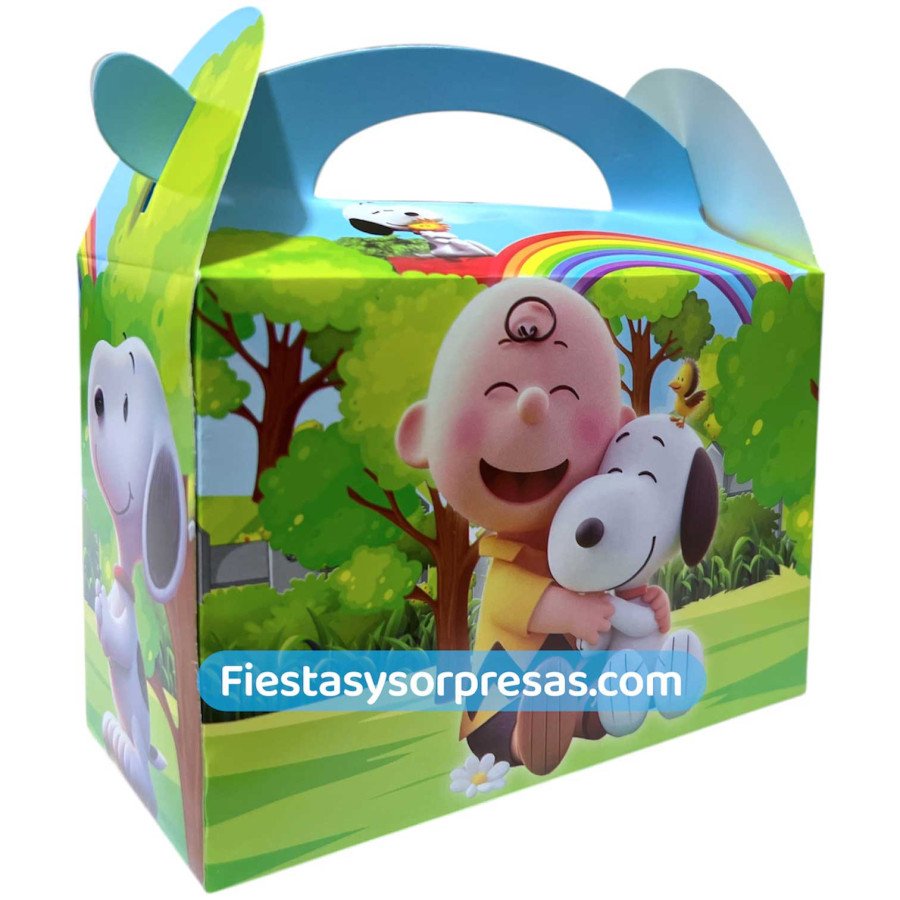 Caja para Sorpresas Carlitos y Snoopy | Fiestas y Sorpresas