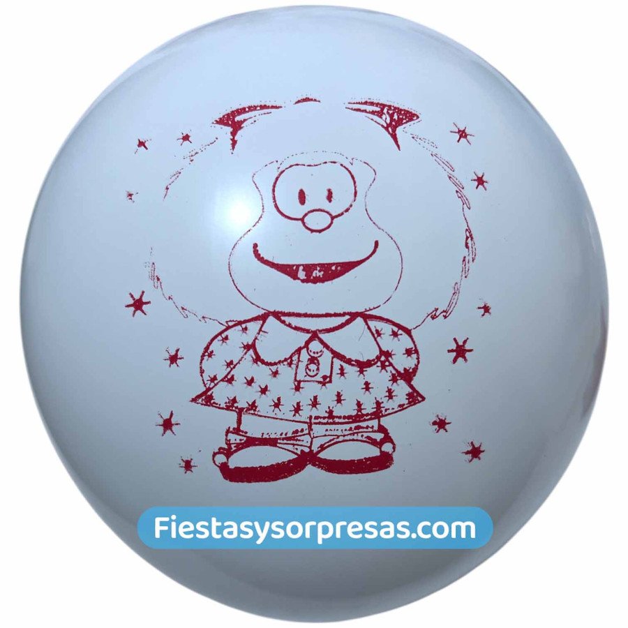 Globo Impreso Mafalda Paquete X 20 Surtido | Fiestas y Sorpresas