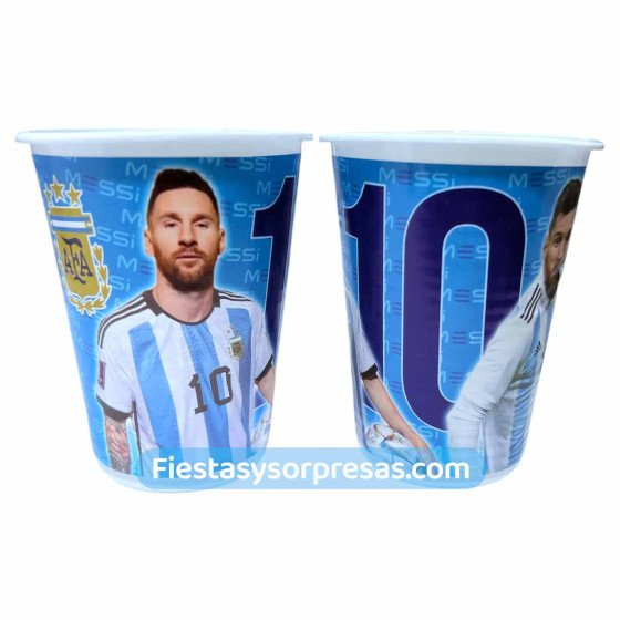 Vasos Messi 7Oz Paquete X 12 | Fiestas y Sorpresas