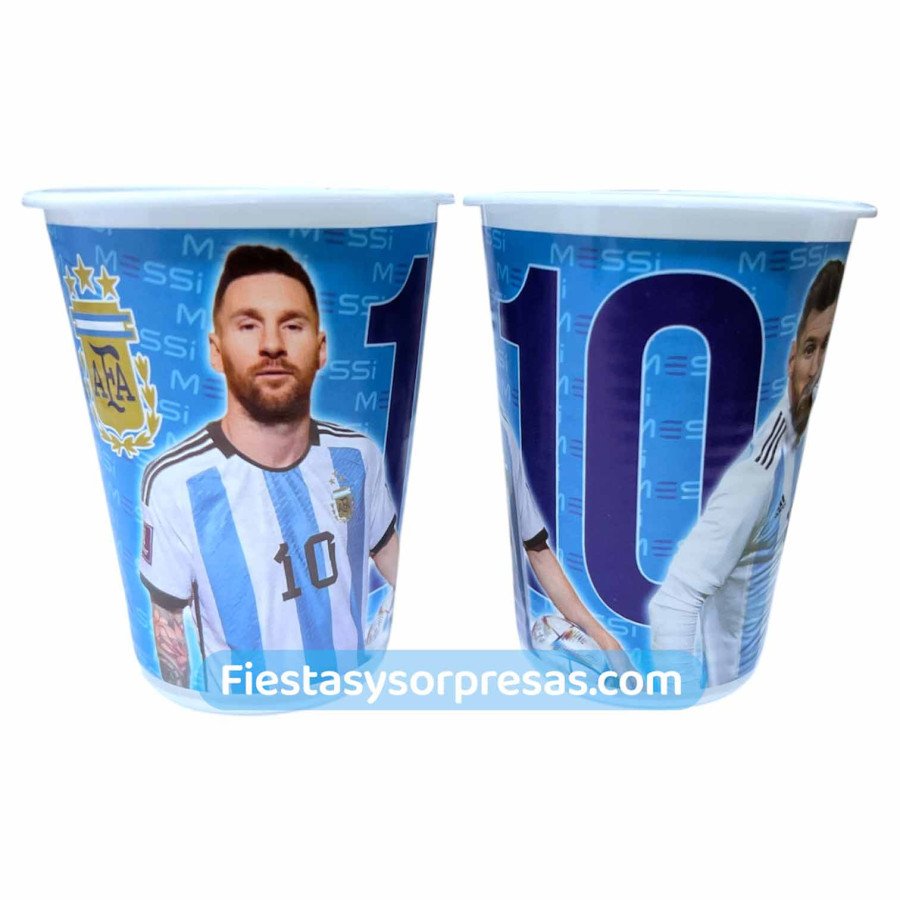 Vasos Messi 7Oz Paquete X 12 | Fiestas y Sorpresas