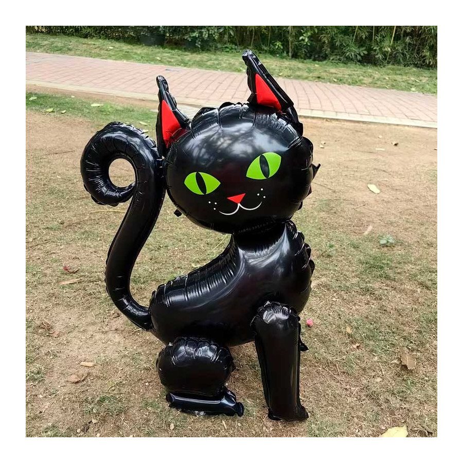 Globo Gato Negro Halloween - Fiestas y Sorpresas