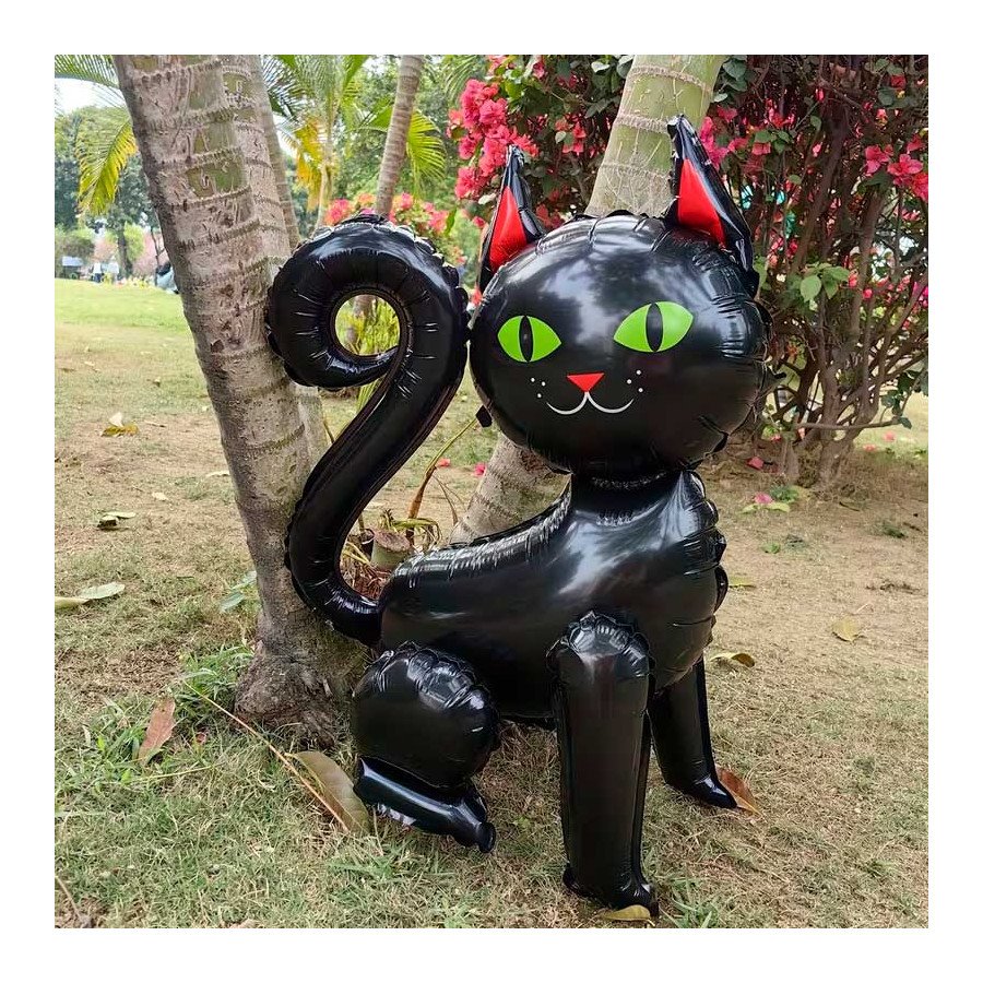 Globo Gato Negro Halloween - Fiestas y Sorpresas