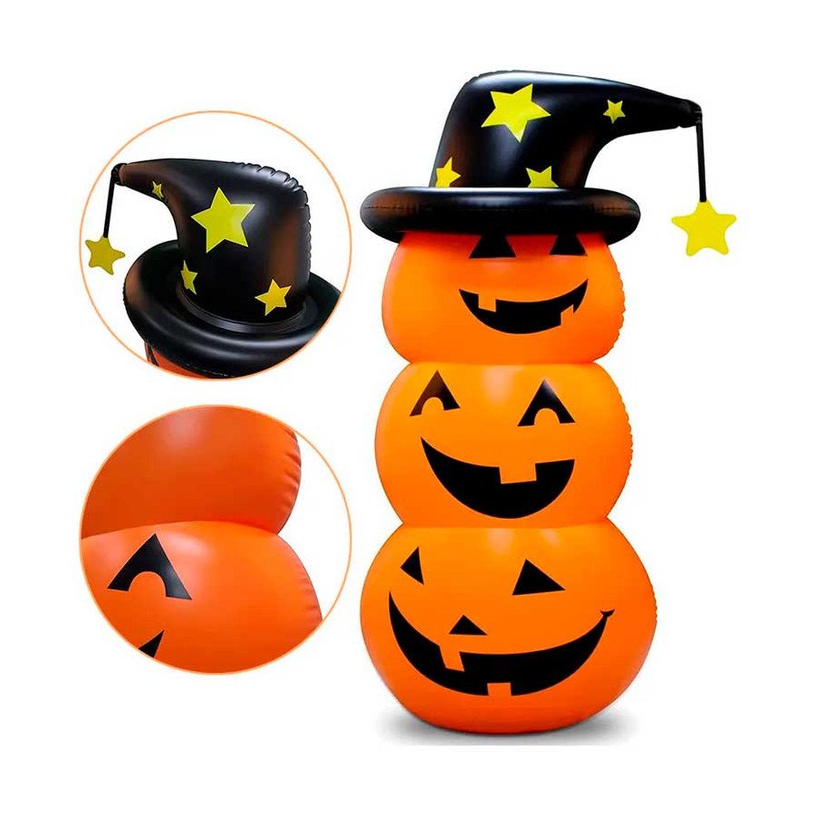 Inflable Halloween Calabaza Bruja - Fiestas y Sorpresas