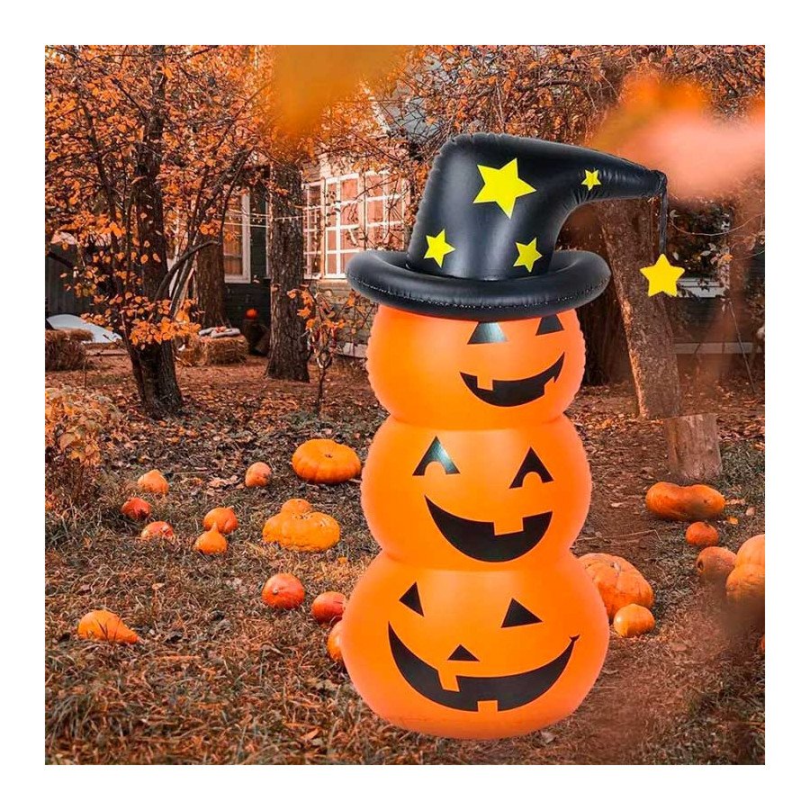 Inflable Halloween Calabaza Bruja - Fiestas y Sorpresas