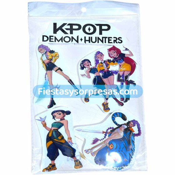 Aplique para la Torta  Las Guerreras K-Pop | Fiestas y Sorpresas