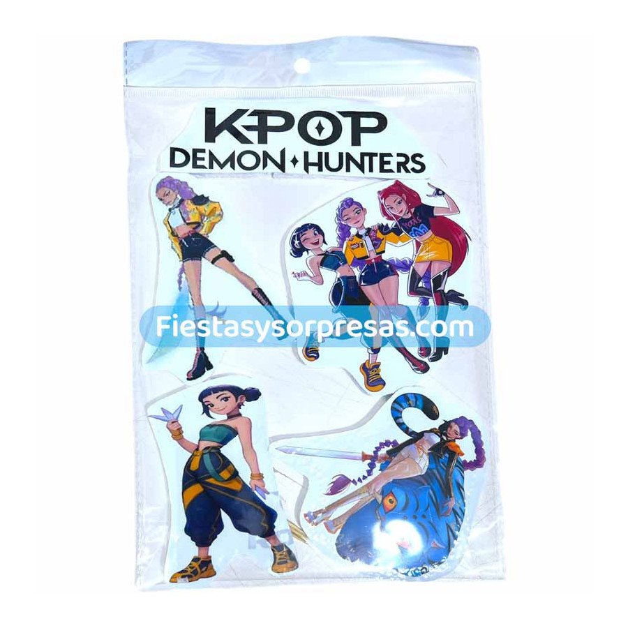 Aplique para la Torta  Las Guerreras K-Pop | Fiestas y Sorpresas