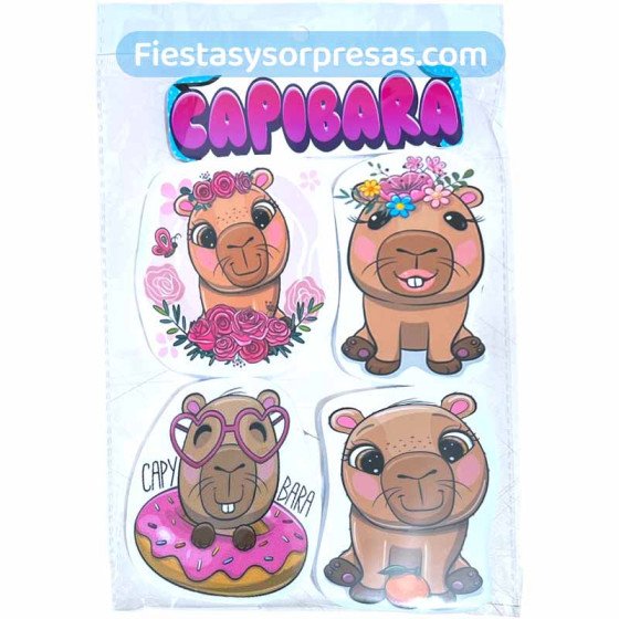 Aplique para la Torta Capibara | Fiestas y Sorpresas