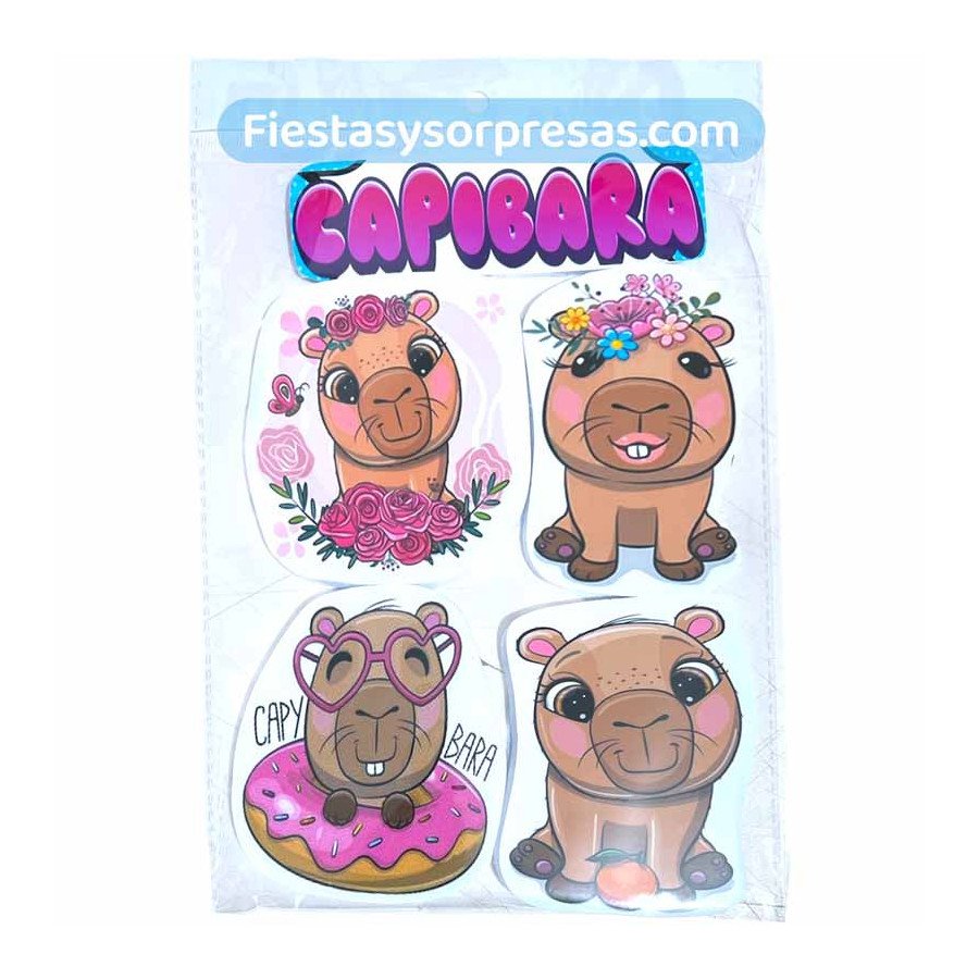 Aplique para la Torta Capibara | Fiestas y Sorpresas