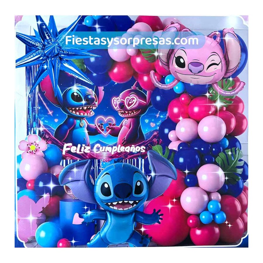 Arco Orgánico De Stitch | Fiestas y Sorpresas
