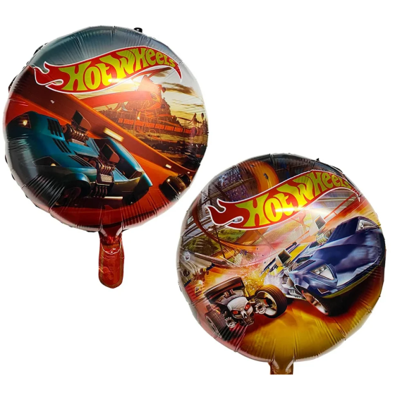 Globo Redondo Hot Wheels | Fiestas y Sorpresas
