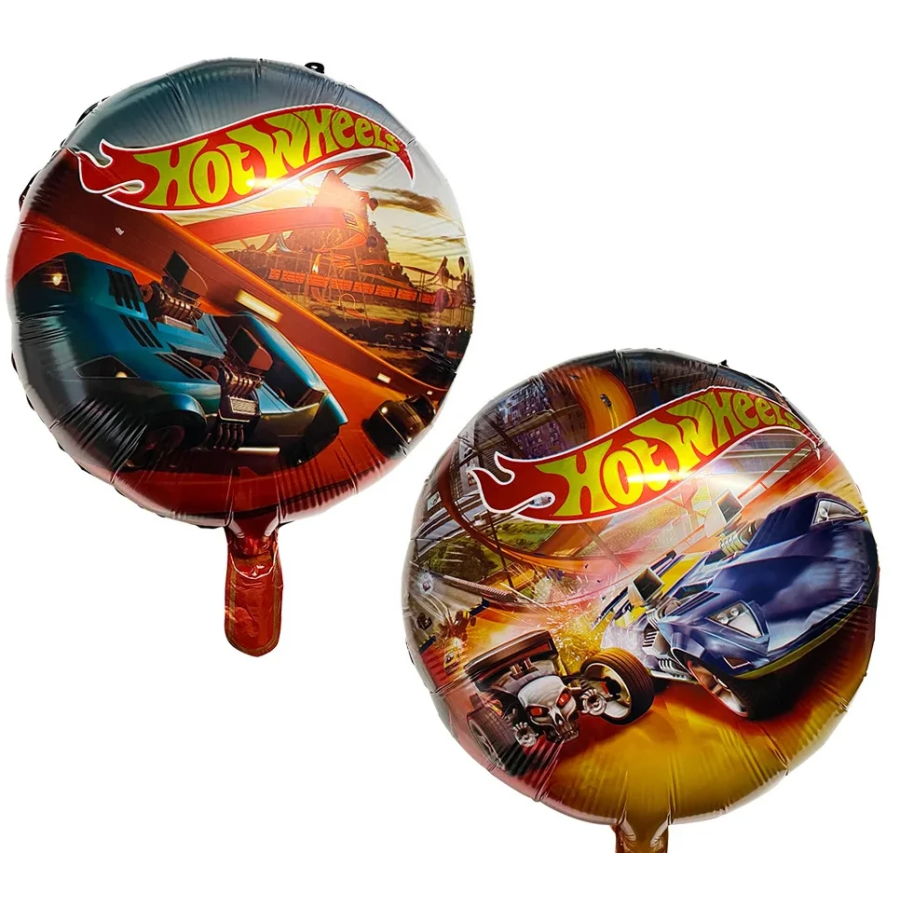 Globo Redondo Hot Wheels | Fiestas y Sorpresas