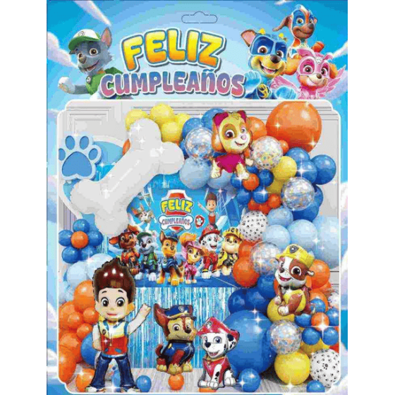 Arco Orgánico De Paw Patrol | Fiestas y Sorpresas