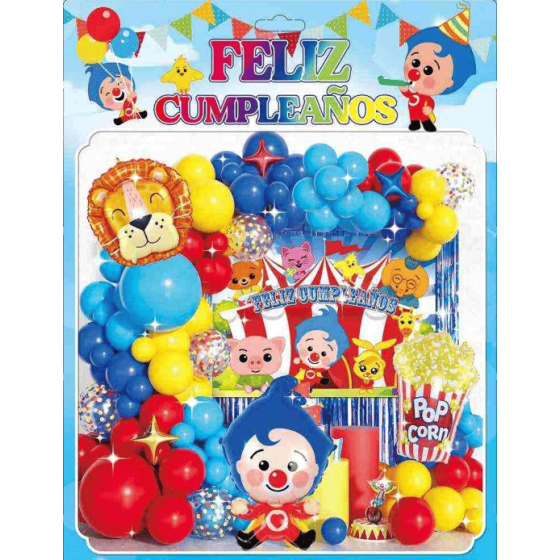 Arco Orgánico El Payaso Plim Plim | Fiestas y Sorpresas