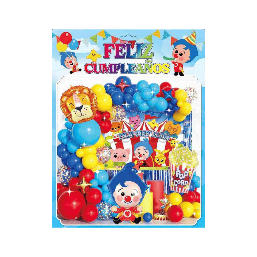 Arco Orgánico El Payaso Plim Plim | Fiestas y Sorpresas