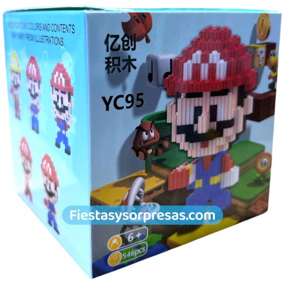 Bloques Lego Mario Bros - Fiestas y Sorpresas
