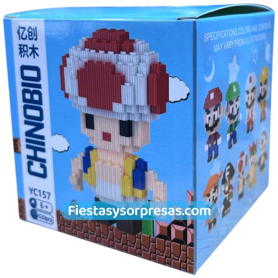 Bloques Lego Toad - Fiestas y Sorpresas