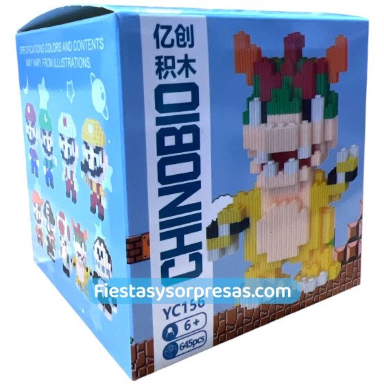 Bloques Lego Bowser - Fiestas y Sorpresas