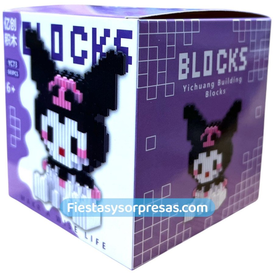 Bloques Lego Kuromi - Fiestas y Sorpresas