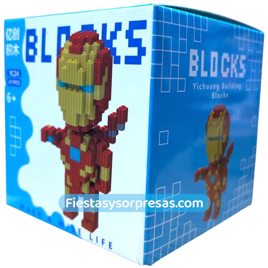 Bloques Lego Iron Man - Fiestas y Sorpresas