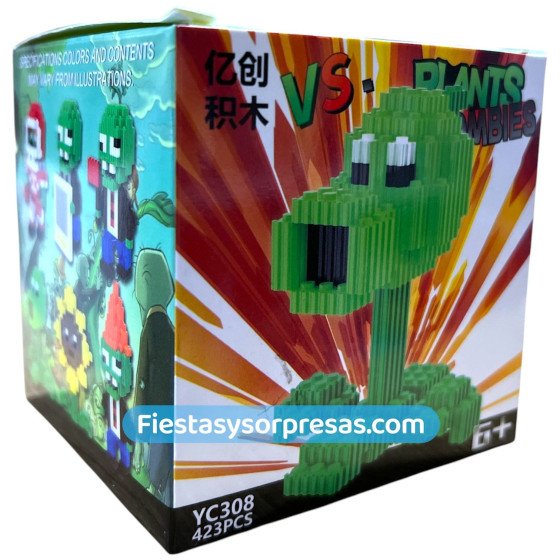 Bloques Lego Plantas Vs Zombies - Fiestas y Sorpresas