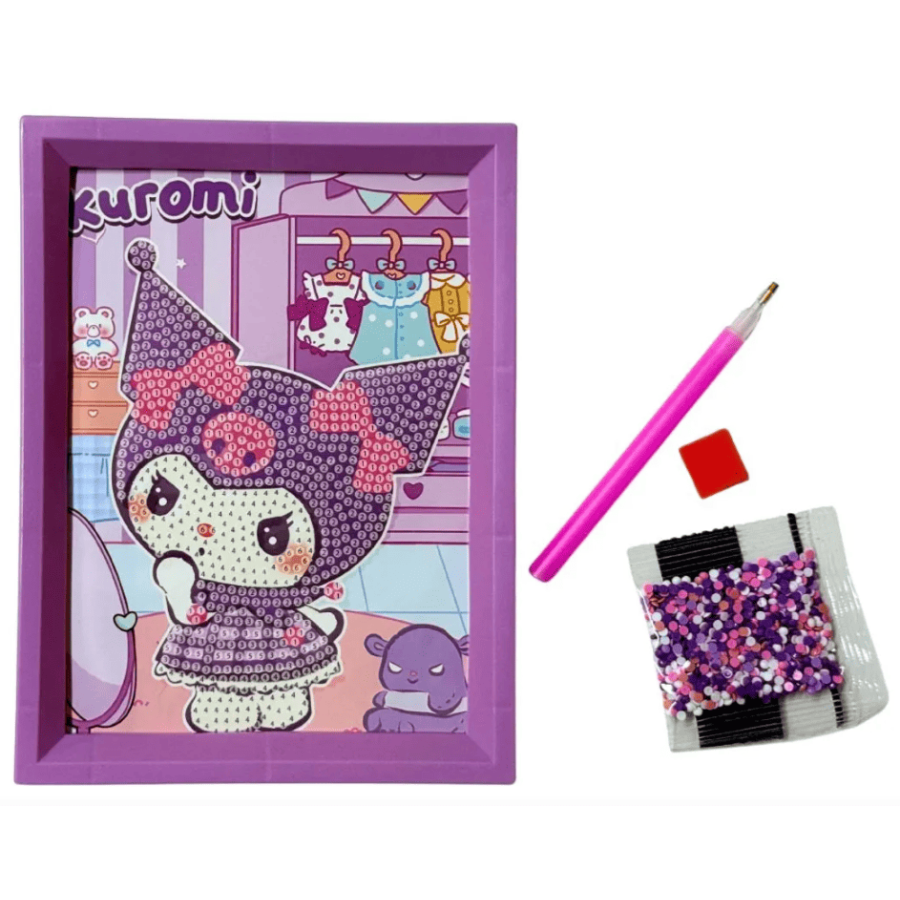 Cuadro Diamantes De Kuromi, My Melody Y Cinnamoroll | Fiestas y Sorpresas