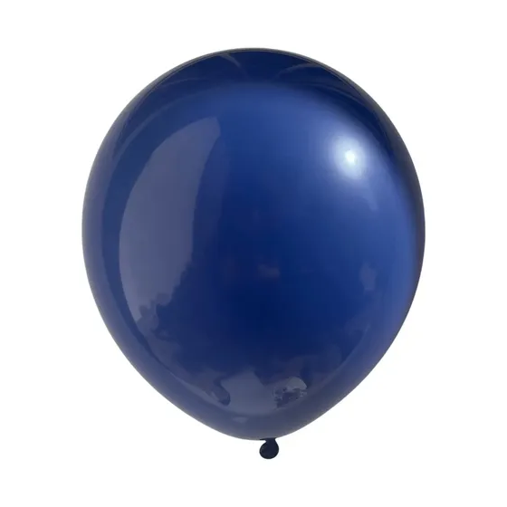 Globo Unicolor R12 Paquete X 20 Azul Naval - | Fiestas y Sorpresas