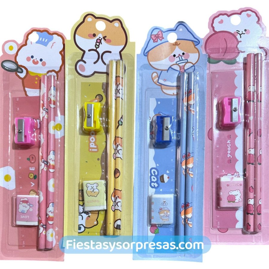 Kit Escolar kawaii | Fiestas y Sorpresas