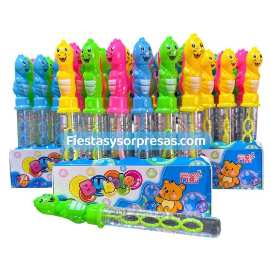 Burbujero tipo Lapiz Dinosaurio 17cm  | Fiestas y Sorpresas