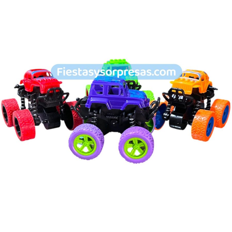 Carro Loco Stunt - 12 Unidades| Fiestas y Sorpresas