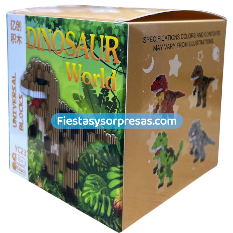 Bloques Lego Dinosaurio - Fiestas y Sorpresas