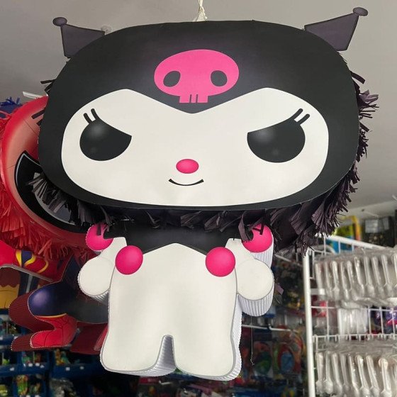 Piñata Cabezona Kuromi - Fiestas y Sorpresas
