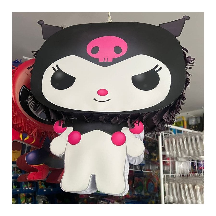 Piñata Cabezona Kuromi - Fiestas y Sorpresas