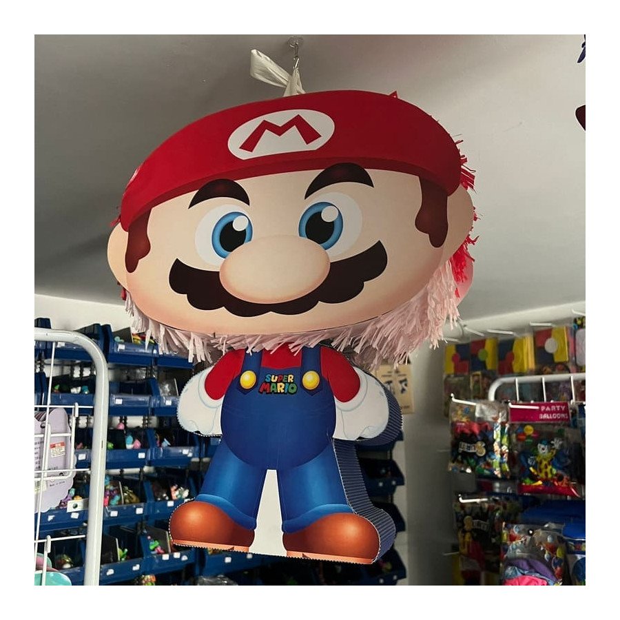Piñata Cabezona Mario Bros - Fiestas y Sorpresas
