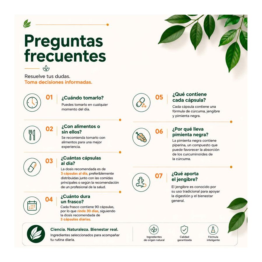 Cúrcuma Jengibre Pimienta Negra | Fiestas y Sorpresas