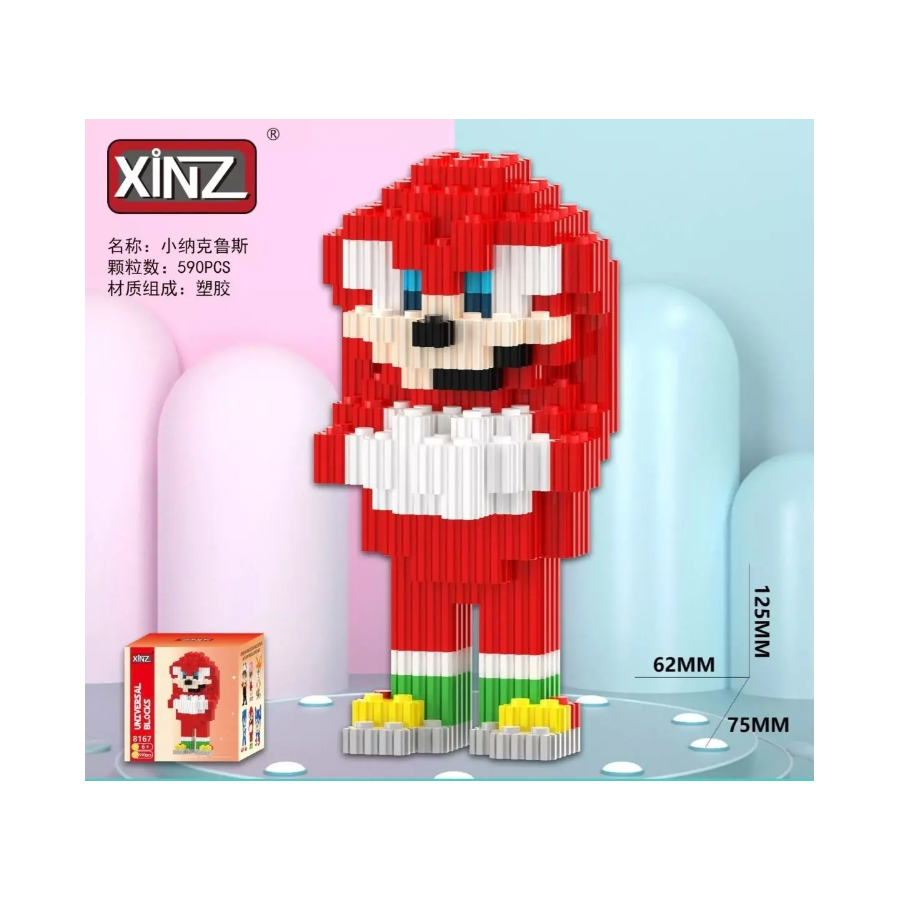 Bloques Lego Sonic Rojo