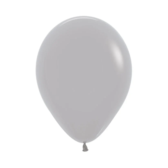 Globos Gris Mate  R12 Paquete X 20 | Fiestas y Sorpresas