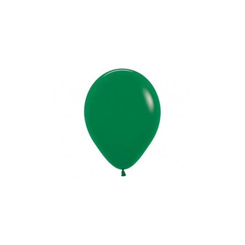 GLOBOS UNICOLOR - R12 - VERDE - PAQUETE X 50