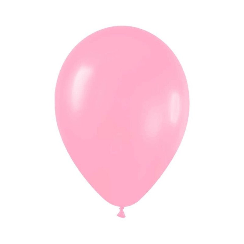 GLOBOS UNICOLOR - R12 - ROSADO - PAQUETE X 50