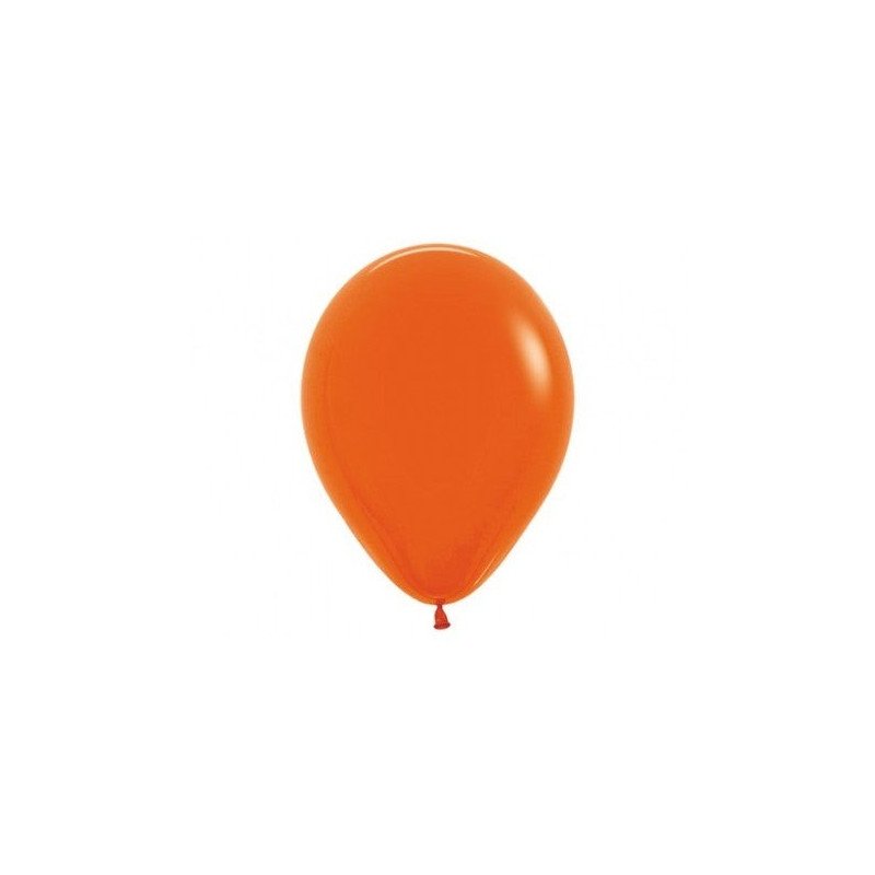 GLOBOS UNICOLOR - R12 - NARANJA - PAQUETE X 50