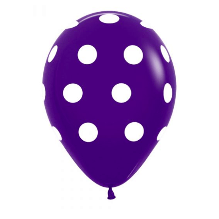 Globos polka morado