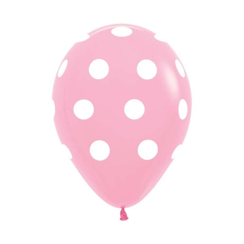 Globos polka rosados Globos polka rosados