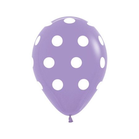 Globos polka lila