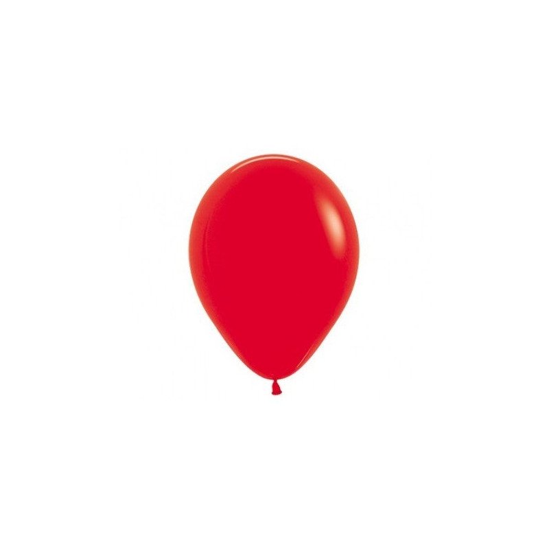 GLOBOS UNICOLOR - R12 - ROJO - PAQUETE X 20