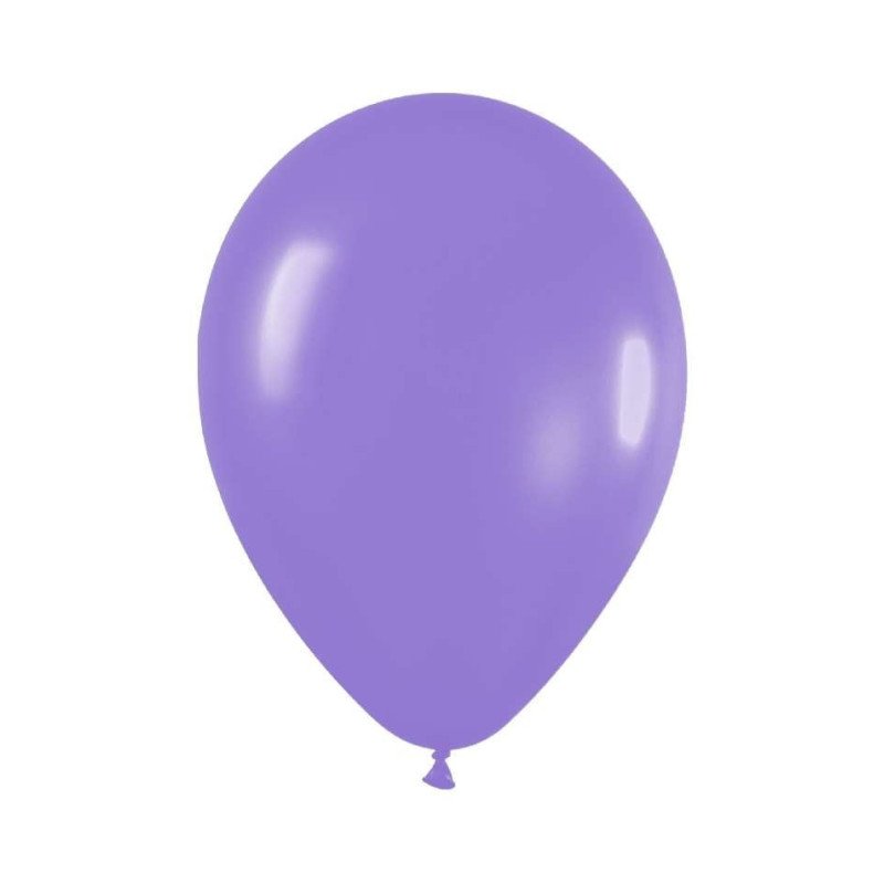 GLOBOS UNICOLOR - R12 - LILA - PAQUETE X 20