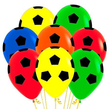 Globo Futbol Surtido Paquete X 12 | Fiestas y Sorpresas