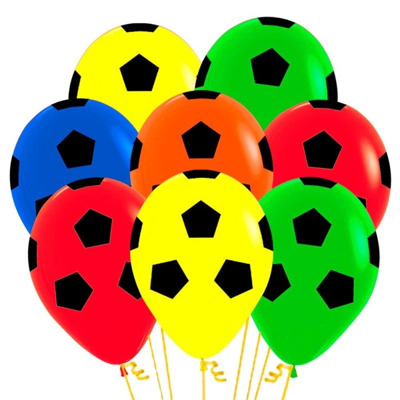 Globo Futbol Surtido Paquete X 12 | Fiestas y Sorpresas